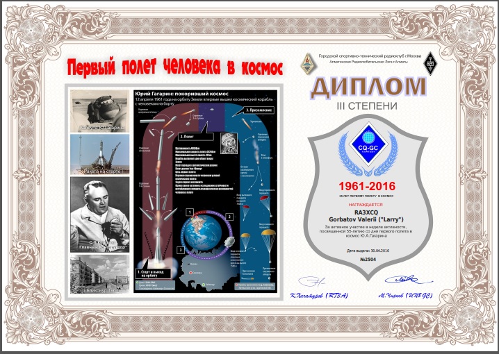 55 years 1st space flight