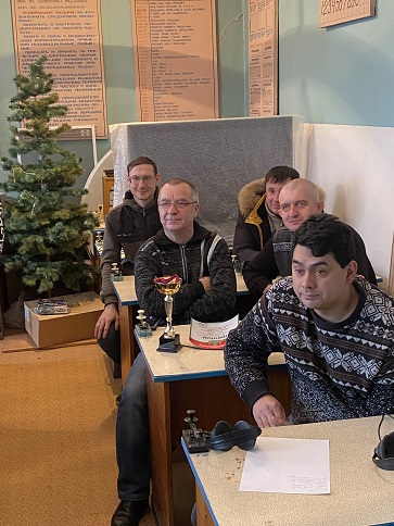 Speed telegraph competition room