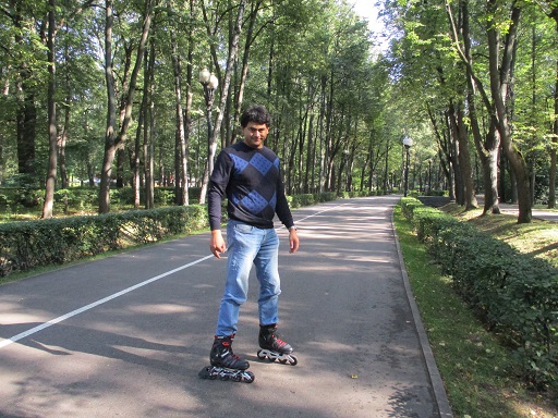 Izmaylovsky park roller-skates track