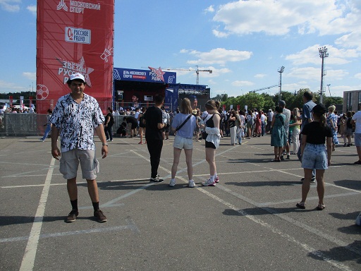 The 'Russian Radio' stage