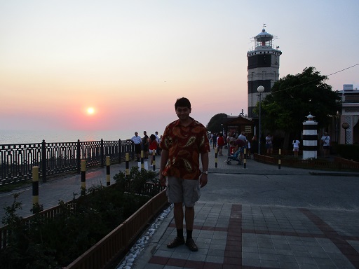The sunset, Anapa