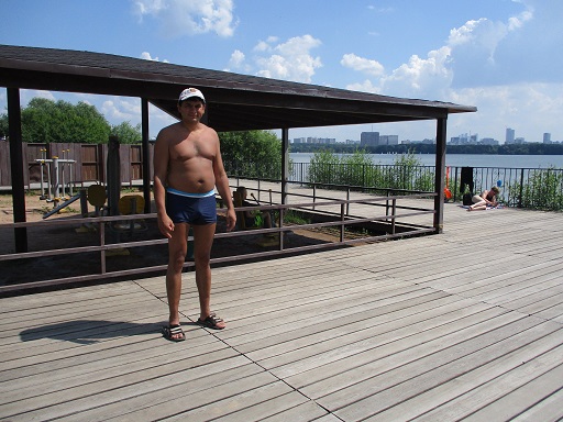 The Strogino beach open gym