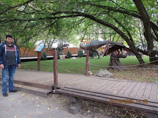 The allosaurus, baryonix, pterodactylus