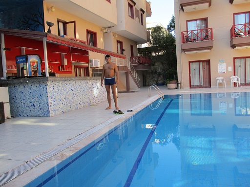 The pool bar